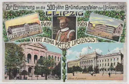 61435 Ak Leipzig Zur Erinnerung an das Universitätsjubiläum 1909