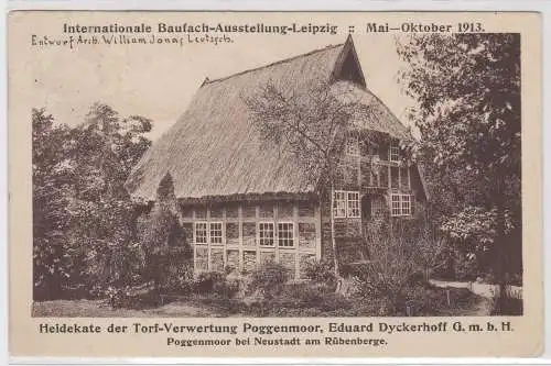 05189 Reklame Ak Internationale Baufach Ausstellung Leipzig 1913