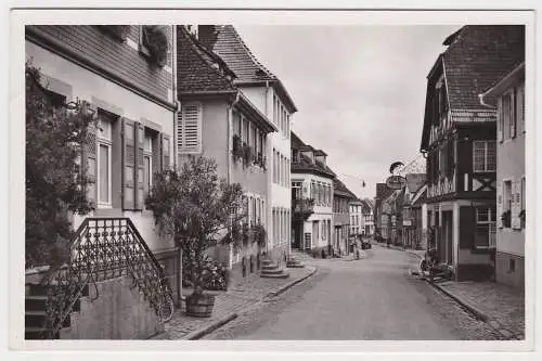 00921 Ak Ettenheim (Baden) - Blick in die Friedrichstraße 1941