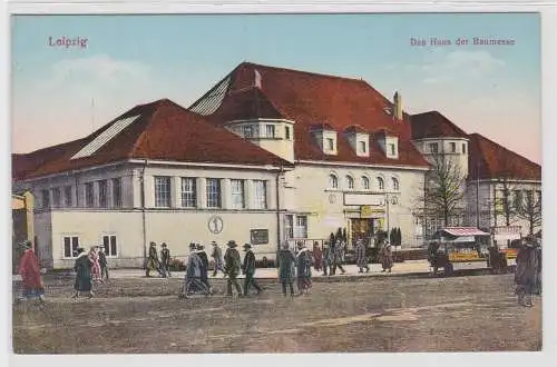 89027 Ak Leipzig das Haus der Baumesse um 1910