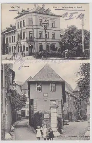 98908 Mehrbild Ak Wetzlar Hotel & Weinhandlung, Lottehaus 1910