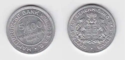 5/100 Verrechnungsmarke 1923 Hamburgische Bank AG (154973)