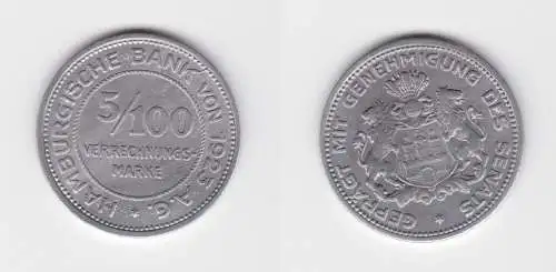 5/100 Verrechnungsmarke 1923 Hamburgische Bank AG (154887)