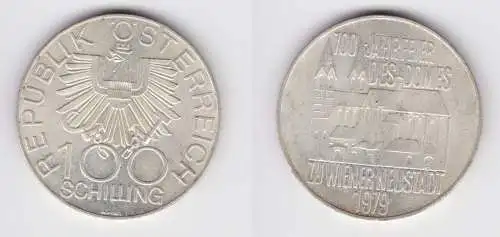 100 Schilling Silber Münze Österreich 700 Jahrfeier des Domes zu Wiener (155839)