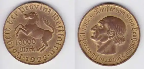 10000 Mark Notgeld der Provinz Westfalen 1923 Jäger N 20b (156353)