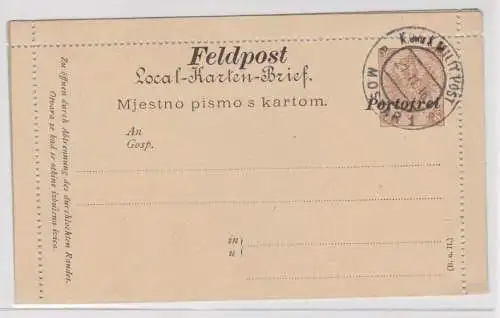 907482 K.u.K. Militärpost Feldpost portofrei Bosnien Herzegowina Mostar 1915