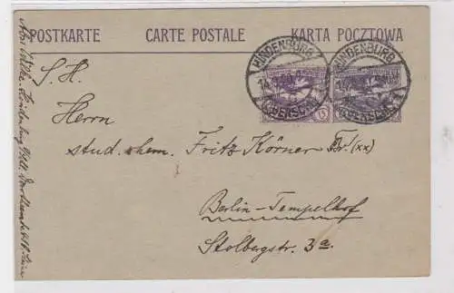 907477 Ganzsachen Postkarte Angola überfrankiert Lunda nach Berlin 1930