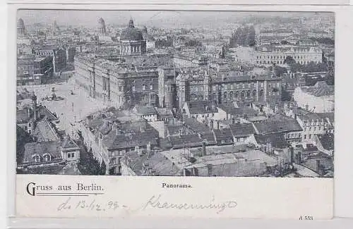 39568 Ak Gruss aus Berlin - Panoramaansicht 1899
