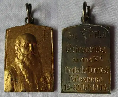 Medaille Erinnerung an das X. Deutsches Turnfest Nürnberg Juli 1903 (152844)