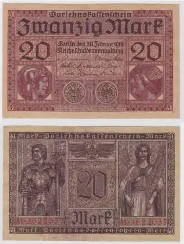 20 Mark Banknote Berlin 20. Februar 1918 Rosenberg 55 (159506)