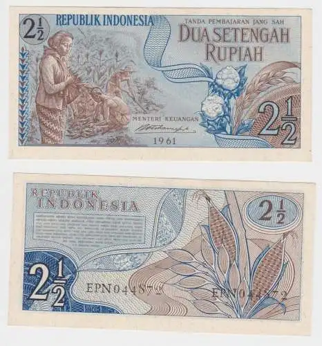 2 1/2 Rupien Rupiah Banknote Indonesien Indonesia P79 UNC kassenfrisch (153252)