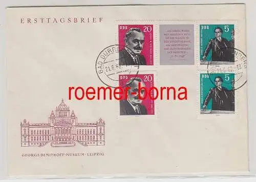 78765 DDR Erstagsbrief Michel 893,894, Georgi Dimitrow 1962