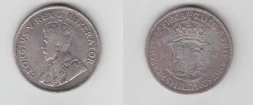 2 1/2 Schillinge Silber Münze Südafrika 1924 (113151)