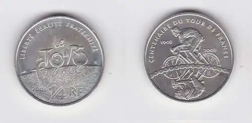 1/4 Euro Silber Münze Frankreich 100 Jahre Tour de France 1903 - 2003 (131861)