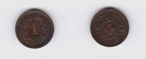 1 Rappen Kupfer Münze Schweiz 1926 B (117696)