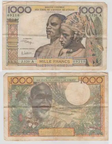 West Afrikanische Staaten 1000 Francs Elfenbeinküste Ivory Coast (134180)