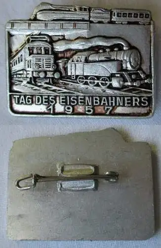DDR Abzeichen Tag des deutschen Eisenbahners 1957 (120934)