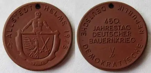 DDR Medaille 450. Jahrestag deutscher Bauernkrieg Allstedt-Helme 1976 (105842)