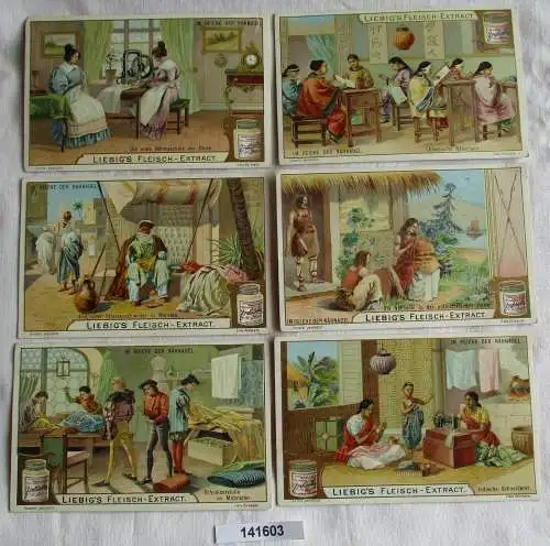 Liebigbilder Serie Nr. 644 Im Reiche der Nähnadel Jahrgang 1905 (6/141603)