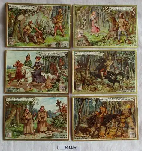 Liebigbilder Serie Nr. 316 Der wilde Jaeger Jahrgang 1895 (6/141831)