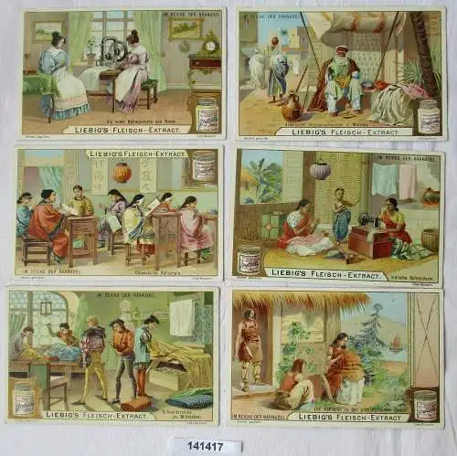 Liebigbilder Serie Nr. 644 Im Reiche der Nähnadel Jahrgang 1905 (6/141417)