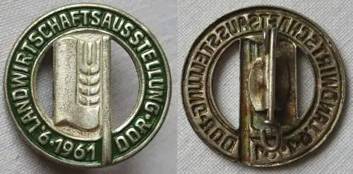 Seltenes DDR Abzeichen 9. Landwirtschaftsausstellung 1961 (114249)