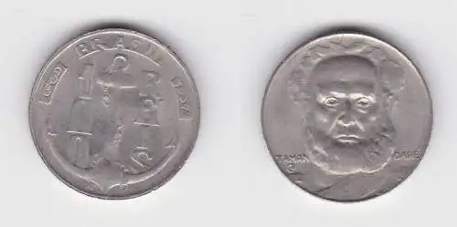 100 Reis Kupfer Nickel Münze Brasilien 1937 Taman Dare, Anker (132462)