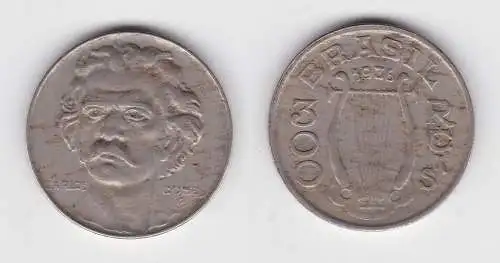300 Reis Kupfer Nickel Münze Brasilien 1936 Carlos Gomes (138753)