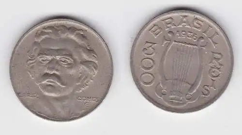 300 Reis Kupfer Nickel Münze Brasilien 1936 Carlos Gomes (132006)
