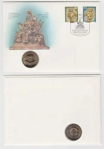 DDR Numisbrief mit 5 Mark Zeughaus Berlin 1990 (150297)