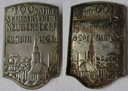 seltenes Abzeichen 100 Jahre S.Kriegerverein Neugersdorf 1926 (126589)