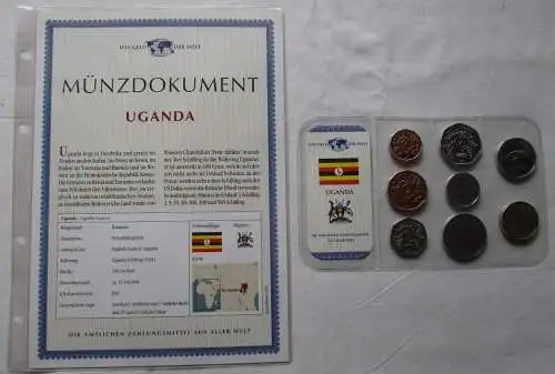 KMS Das Geld der Welt Kursmünzensätze der Welt Uganda + Zertifikat (135459)