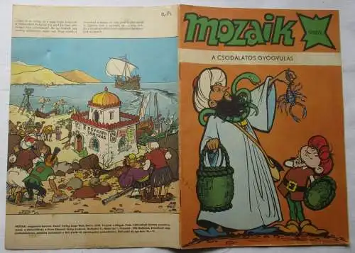 MOZAIK Mosaik Abrafaxe 1982/2 EXPORT UNGARN "A Csodálatos Gyógyulás" RAR(100063)