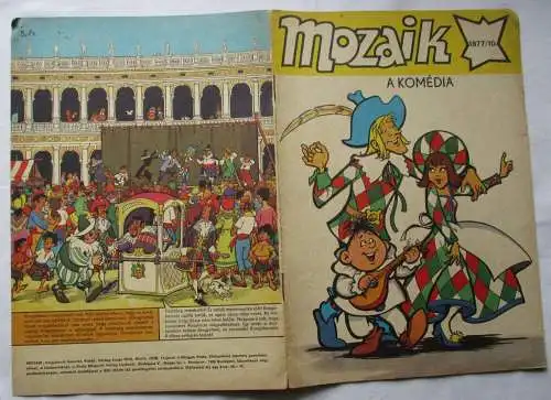 MOZAIK Mosaik Abrafaxe 1977/10 EXPORT UNGARN "A KOMÈDIA" RAR (118979)