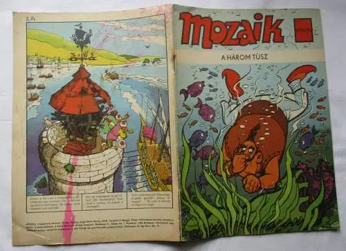 MOZAIK Mosaik Abrafaxe 1976/10 EXPORT UNGARN "A HÁROM TÚSZ" (112336)