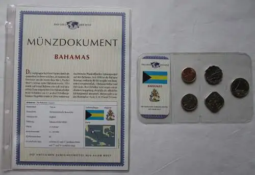 KMS Das Geld der Welt Kursmünzensätze der Welt Bahamas + Zertifikat (118333)