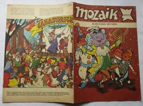 MOZAIK Mosaik Abrafaxe 1979/2 EXPORT UNGARN "Álarcosbál Bécsben" RAR (100063)