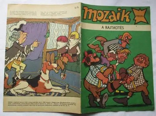 MOZAIK Mosaik Abrafaxe 1980/6 EXPORT UNGARN "A Rajtaütés" RAR (119666)