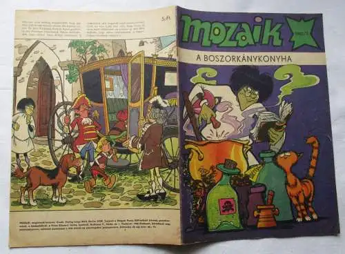MOZAIK Mosaik Abrafaxe 1980/7 EXPORT UNGARN "A Boszorkánykonyha" RAR (114019)