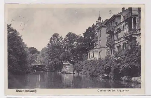 901883 Ak Braunschweig - Okerpartie am Augusttor 1931