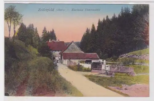 05798 Ak Zellerfeld (Harz) - Kurhaus Untermühle um 1910