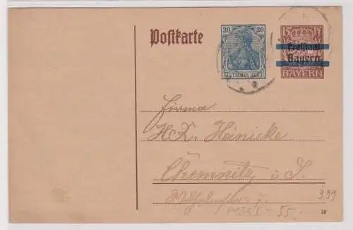 73464 Deutsches Reich Ganzsachen Postkarte P133I, 1921