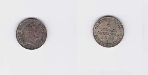 1/2 Silbergroschen Münze Preussen Wilhelm I. 1863 A (127324)