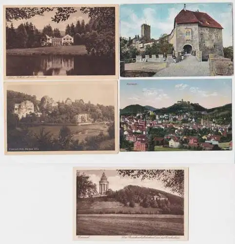 95905/5 Ak Eisenach Stadtansichten um 1920