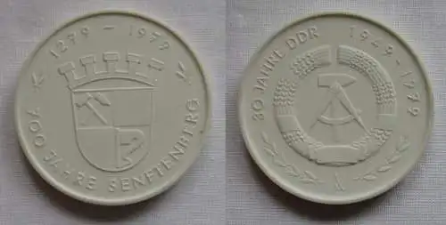 DDR Medaille 700 Jahre Senftenberg 1279-1979 / 30 Jahre DDR 1949-1979 (149643)