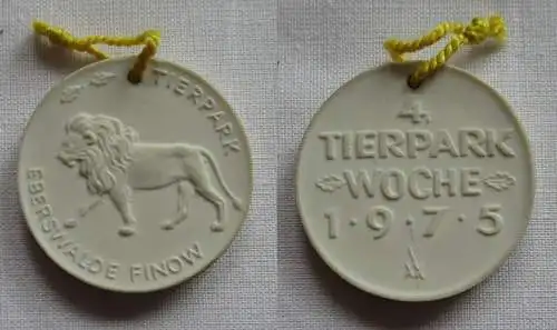 DDR Medaille 4. Tierpark Woche 1975 - Tierpark Eberswalde Finow (149639)