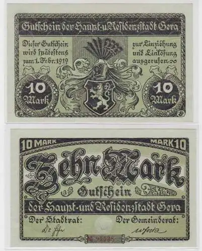 20 Mark Banknote Stadt Gera um 1919 (135611)