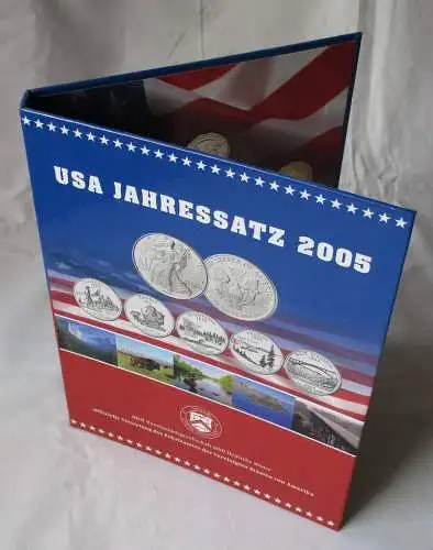 Kursmünzen Jahressatz USA 2005 bankfrisch in Originalverpackung (120480)