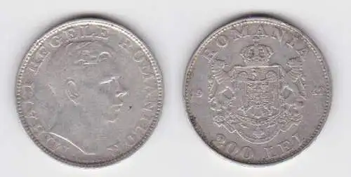 200 Lei Silbermünze Rumänien 1942 (141012)