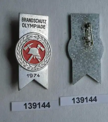 DDR FDJ JP Pionier Abzeichen Brandschutz-Olympiade 1974 (139144)